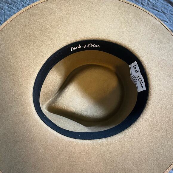 ? Free People Lack of Color Rancher Felt Hat / Brown/ Medium NWT Free People Lack of Color Rancher wool Felt Hat light tan  main image 2